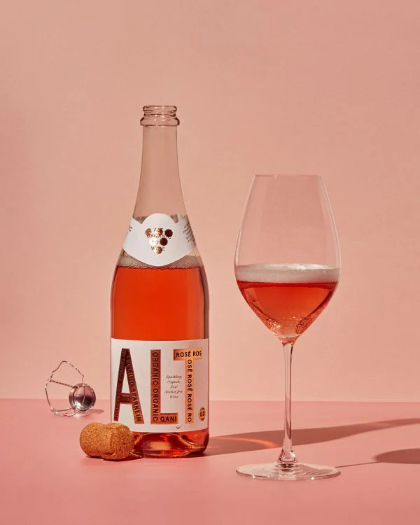 ALT. Organic Sparkling Rose – Non-Alcoholic Tempranillo Wine