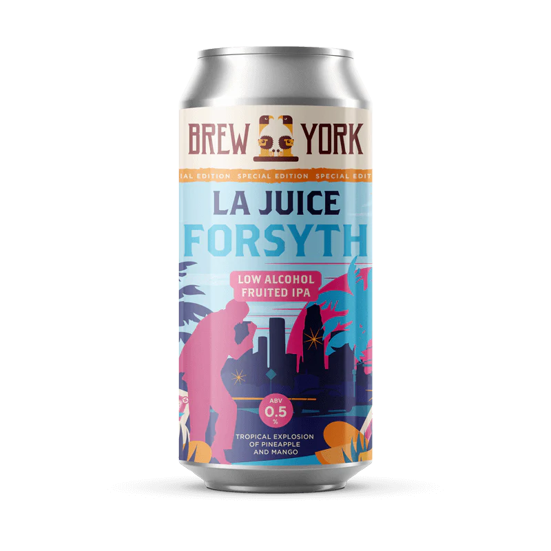 Brew York La Juice Forsyth – Alcohol Free Fruited IPA 0.5%