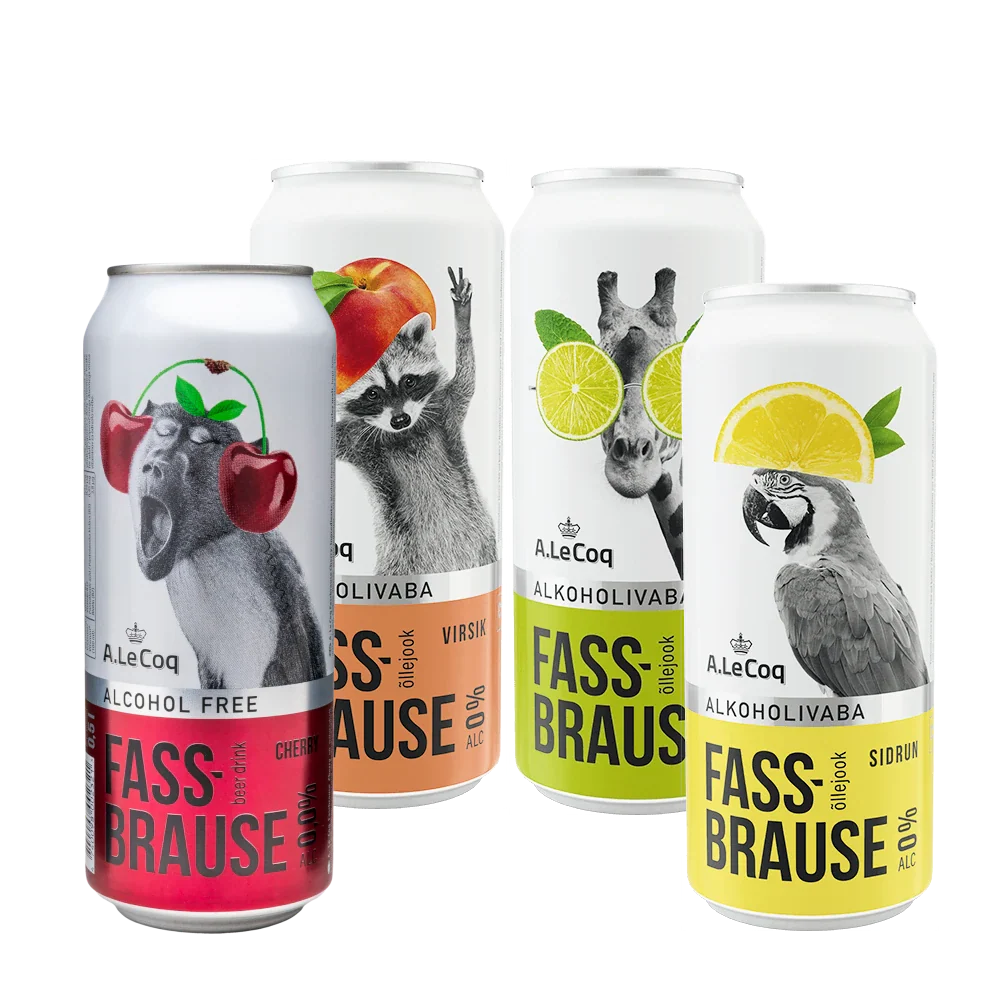 A. Le Coq Fassbrause Alcohol Free Mixed Case