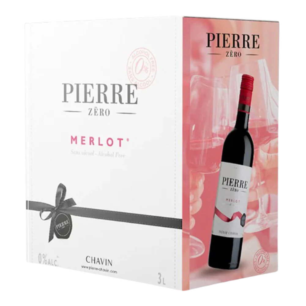 Pierre Zero Alcohol Free Red - 3L Party Wine Box