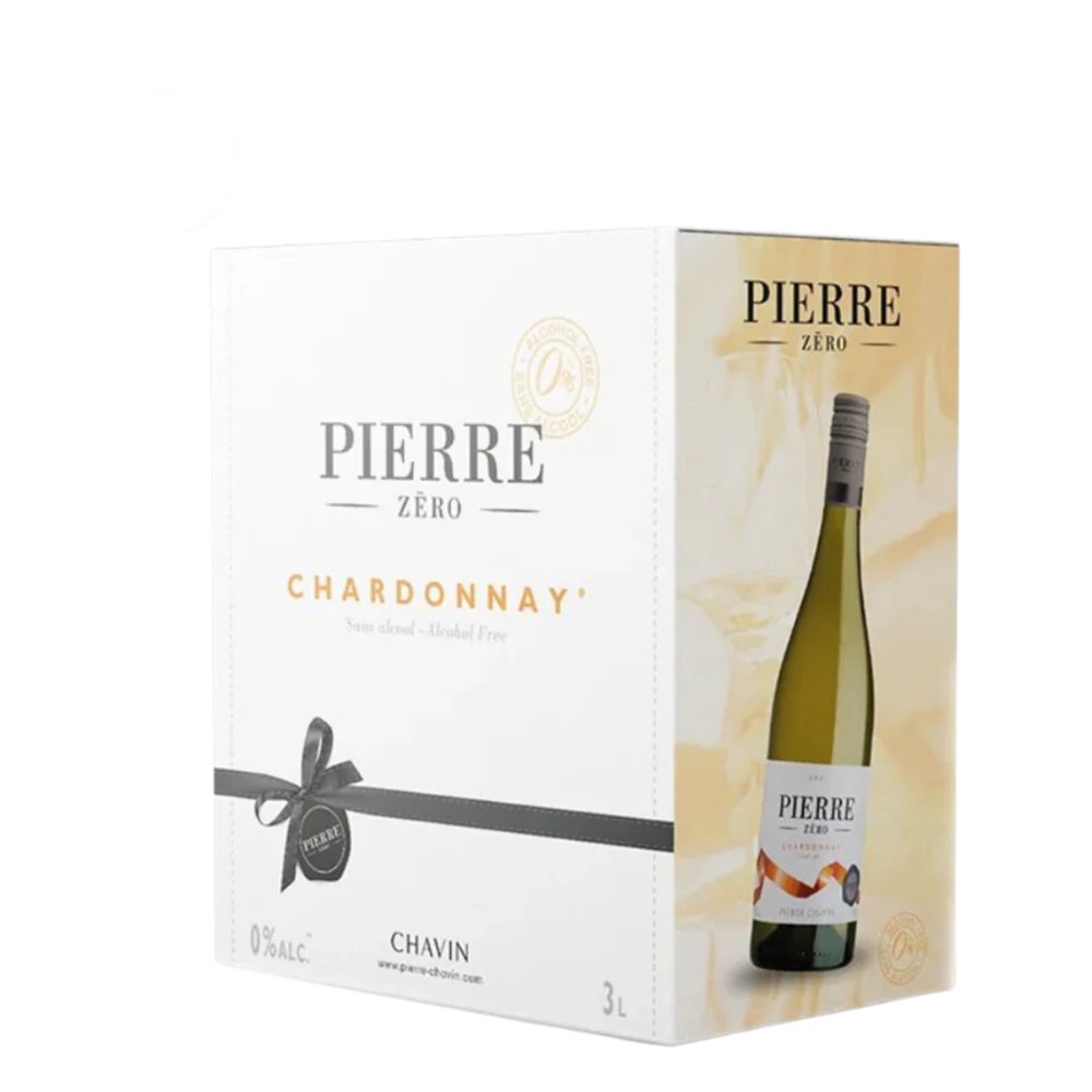 Pierre Zero Alcohol Free White - 3L Party Wine Box