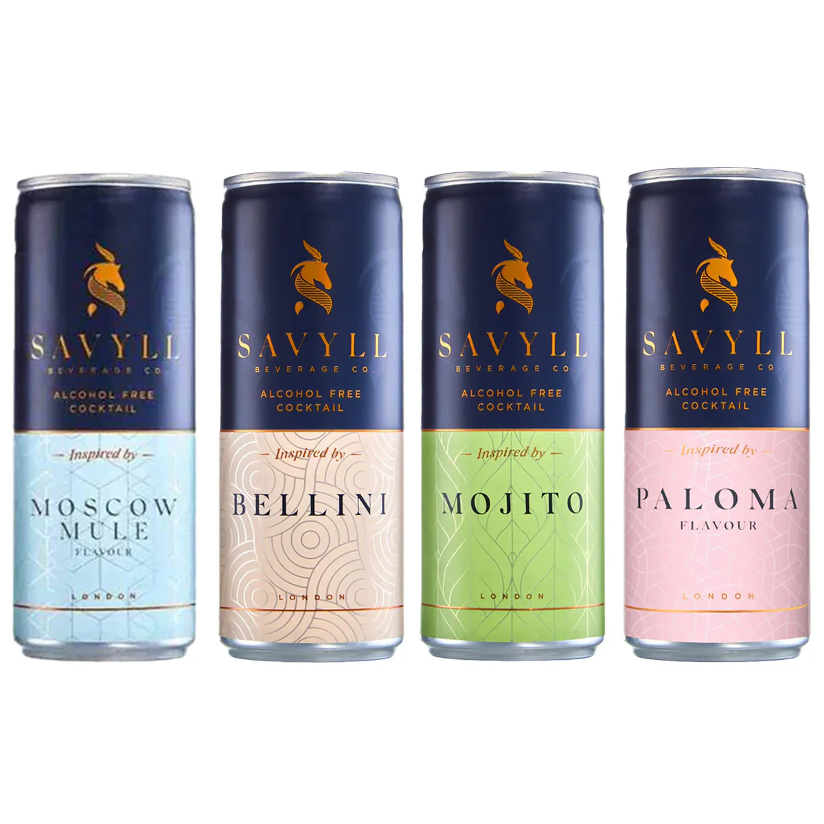 Savyll Mixed Case Alcohol Free Cocktails